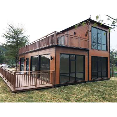 Outdoor garden tiny modern villa residential affordable prefab house quick construction container house hot sale new zealand