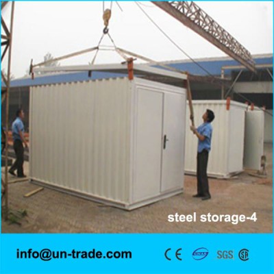 Outdoor steel structure movable house for storage